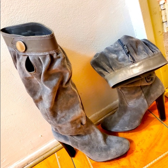 Micheal Kors gray boots - Picture 1 of 4